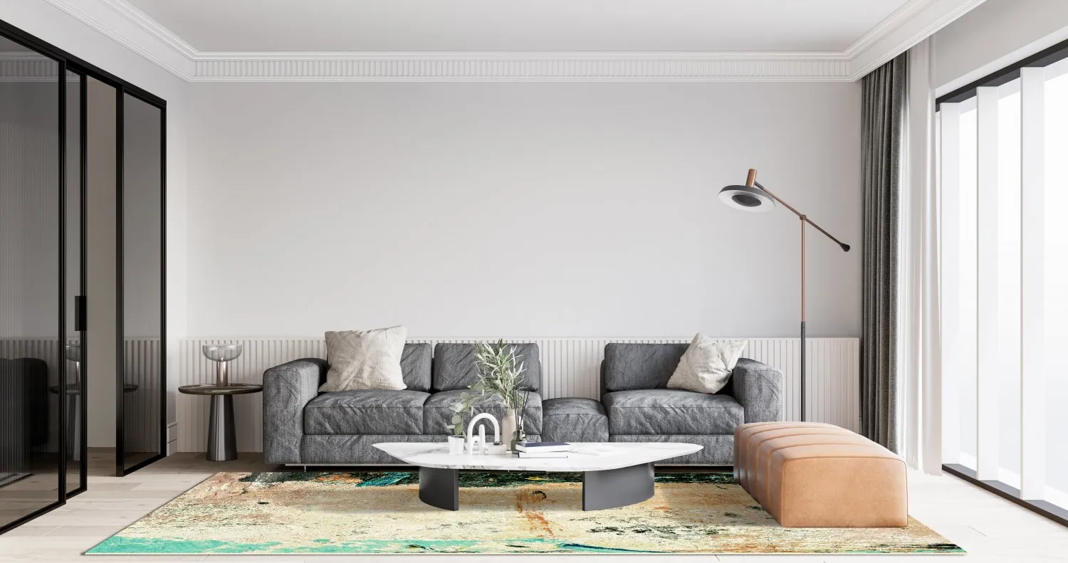 Tapete Wilton - Tempes (bege/multicolorido)