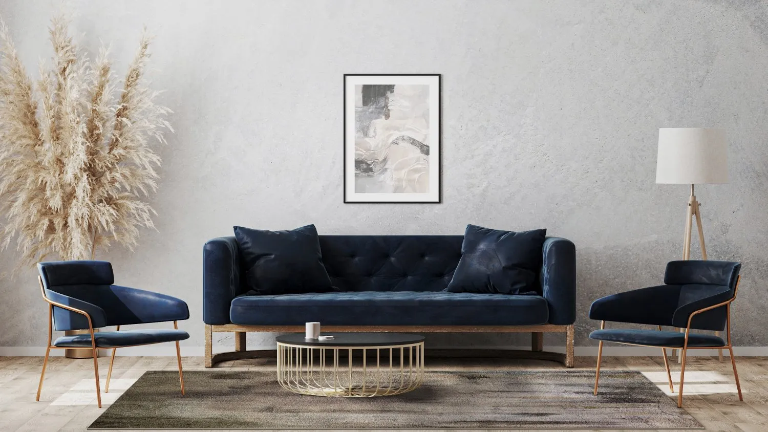 Tapete Wilton - Polia (cinza/marrom)