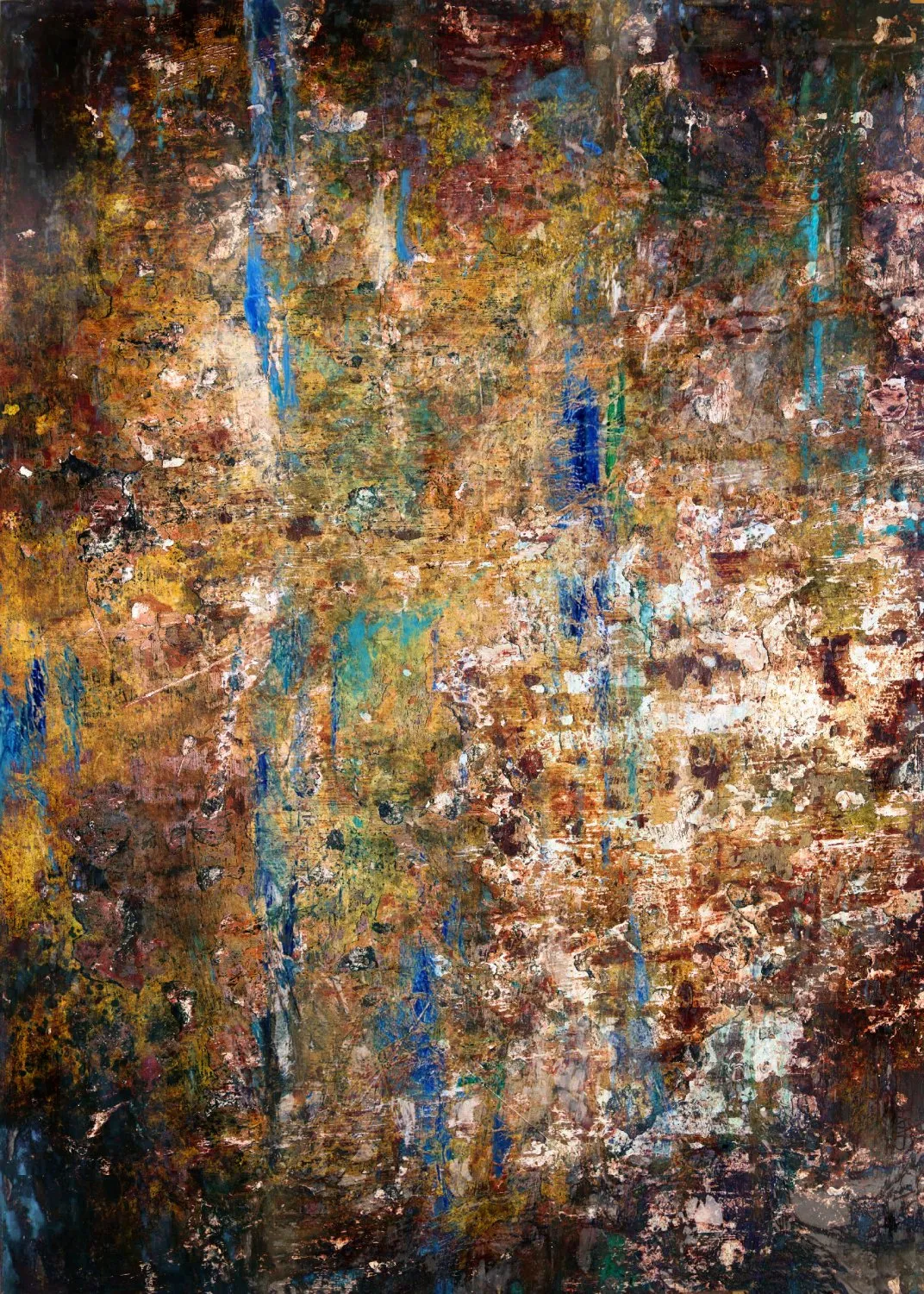 Tapete Wilton - Trepito (marrom/azul/multicolorido)