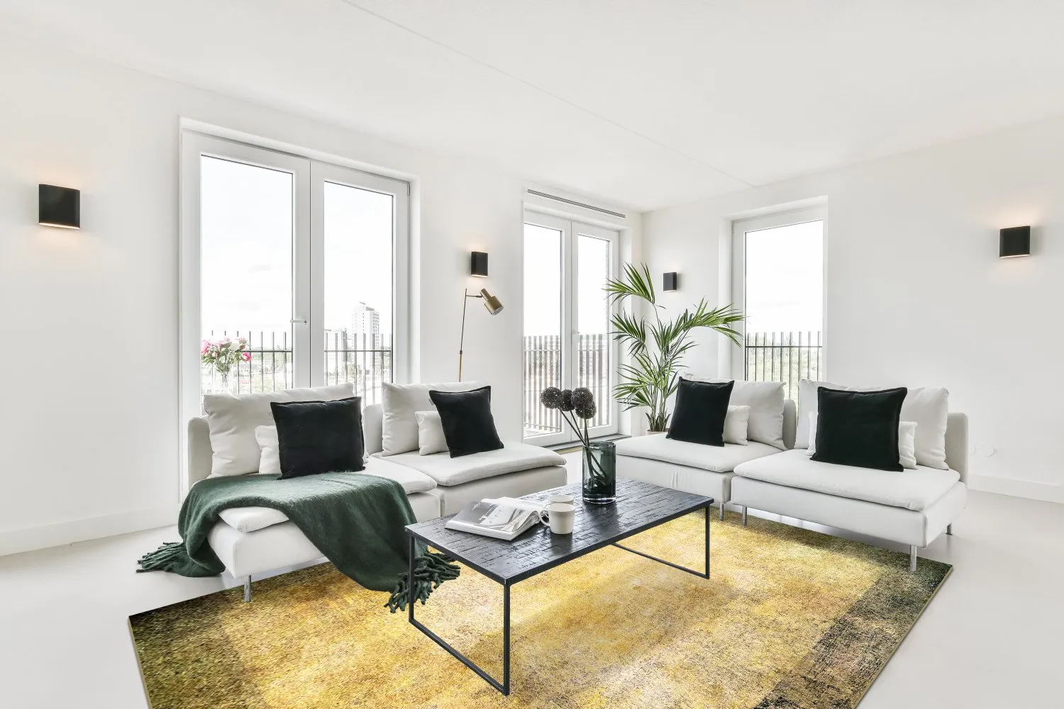 Tapete Wilton - Campana (bege/amarelo)