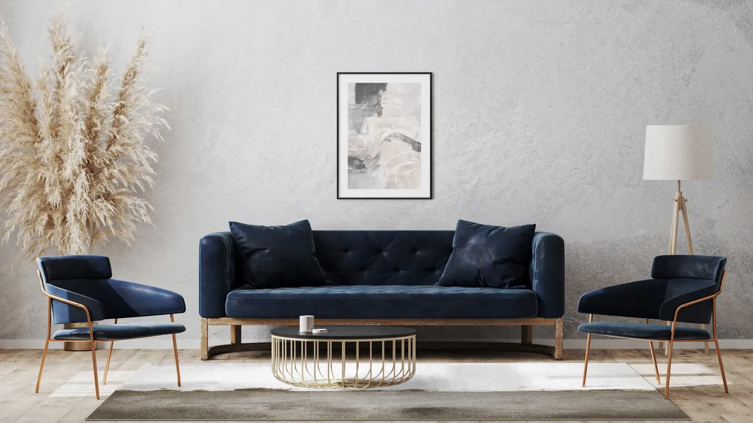 Tapete Wilton - Prades (branco/cinza)