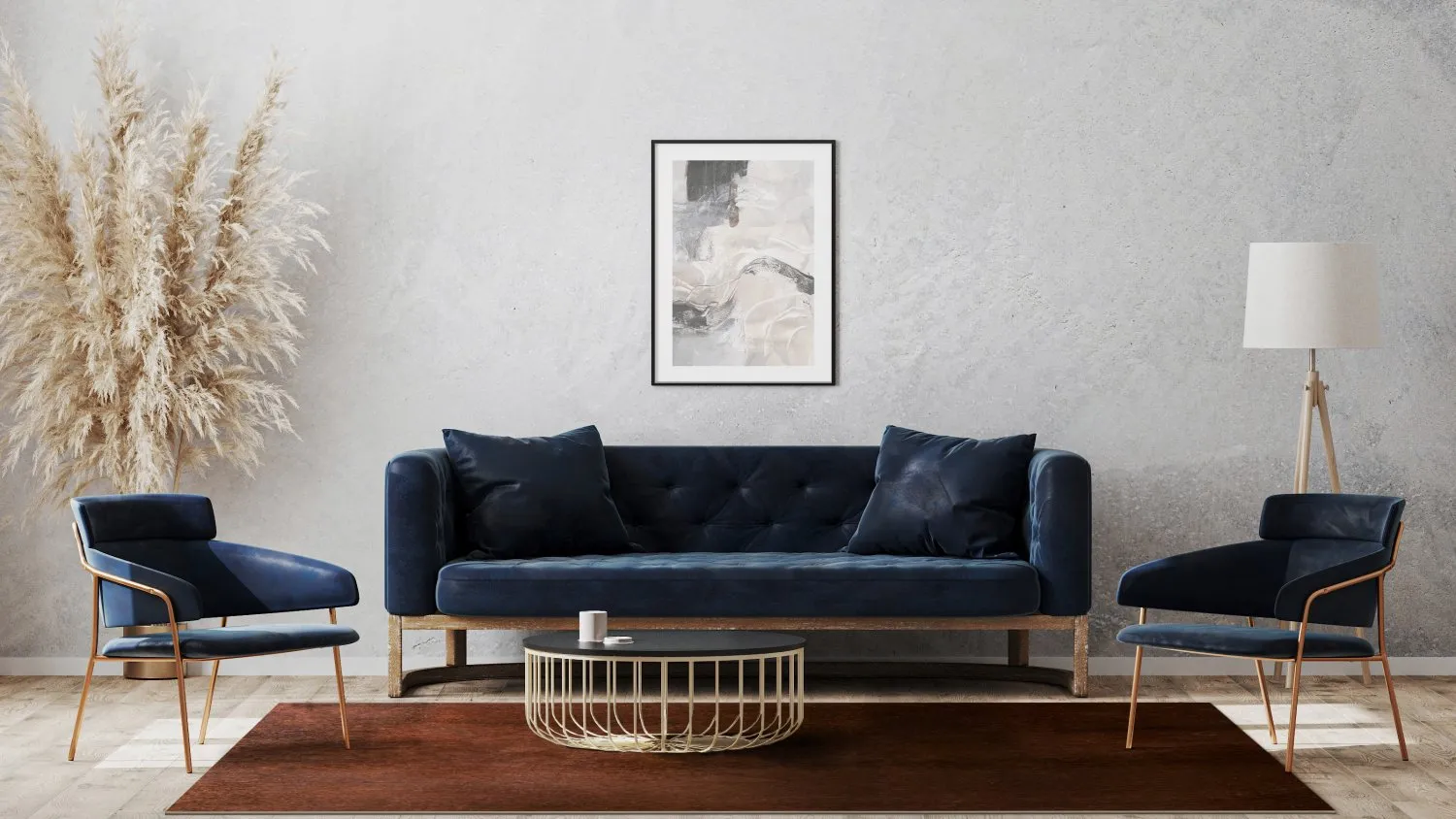 Tapete Wilton - Bovera (marrom/vermelho)