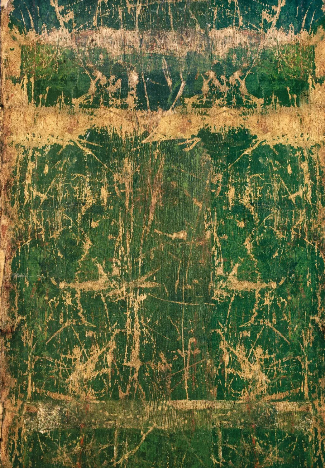 Tapete Wilton - Cantoria (bege/verde)