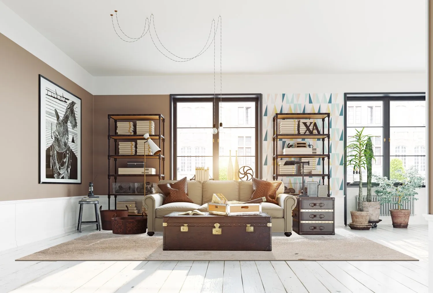 Tapete Wilton - Bornos (cinza/bege)