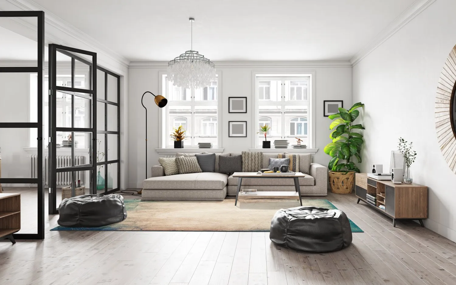 Tapete Wilton - Giave (bege/azul)