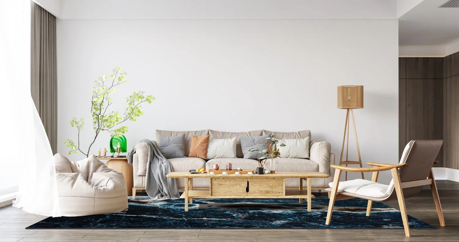 Tapete Wilton - Narbolia (azul/multicolorido)