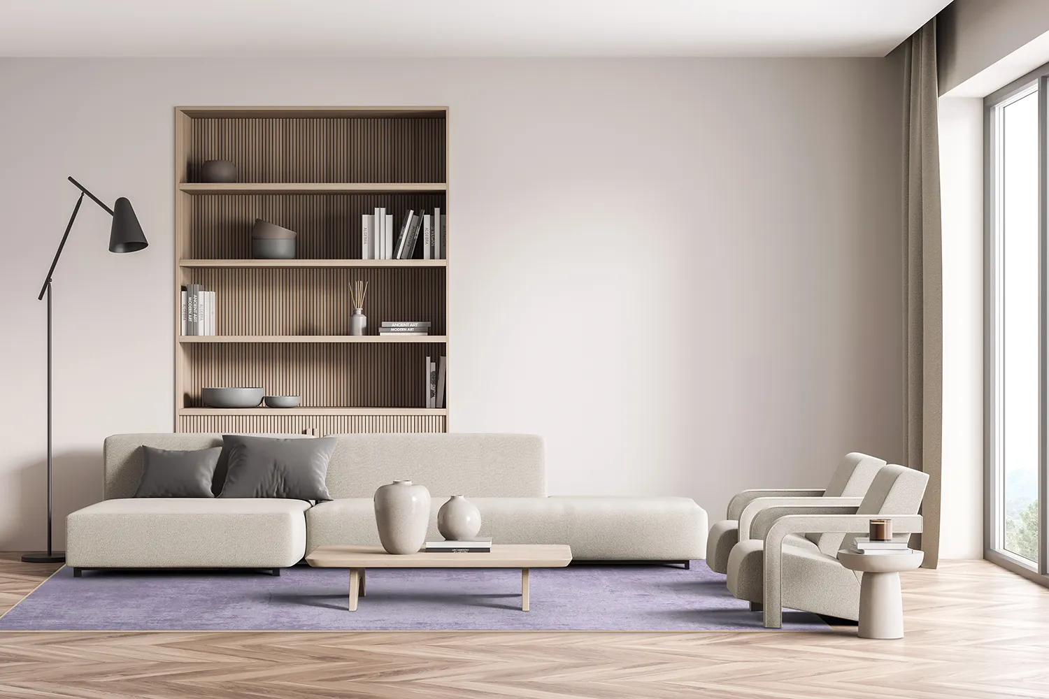 Tapete Wilton - Lynton (roxo claro)