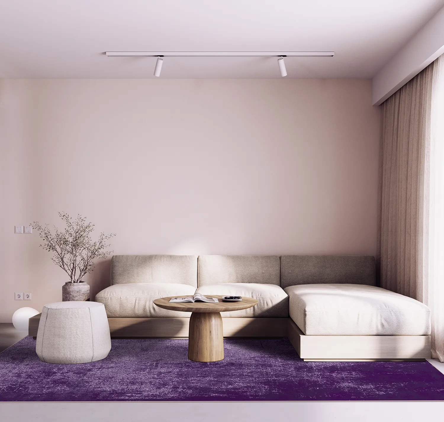 Tapete Wilton - Lynton (roxo)