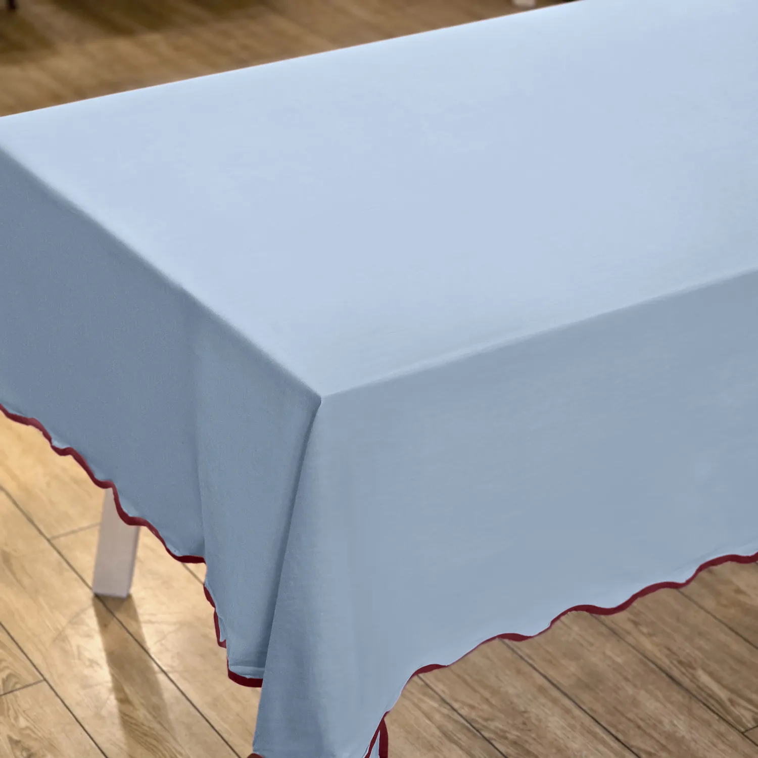 Toalha de mesa de algodão Yrsa (azul)