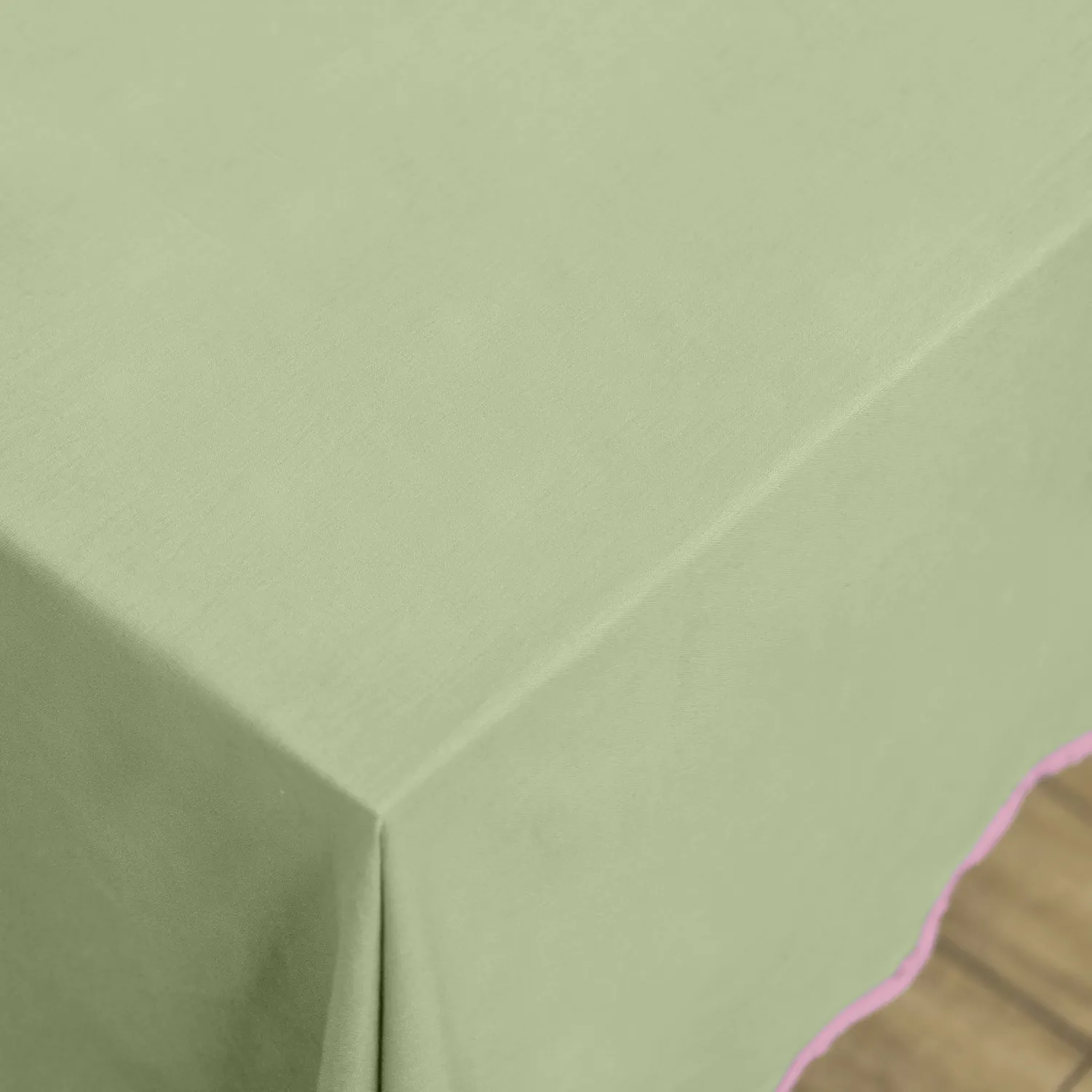Toalha de mesa de algodão Yrsa (verde)