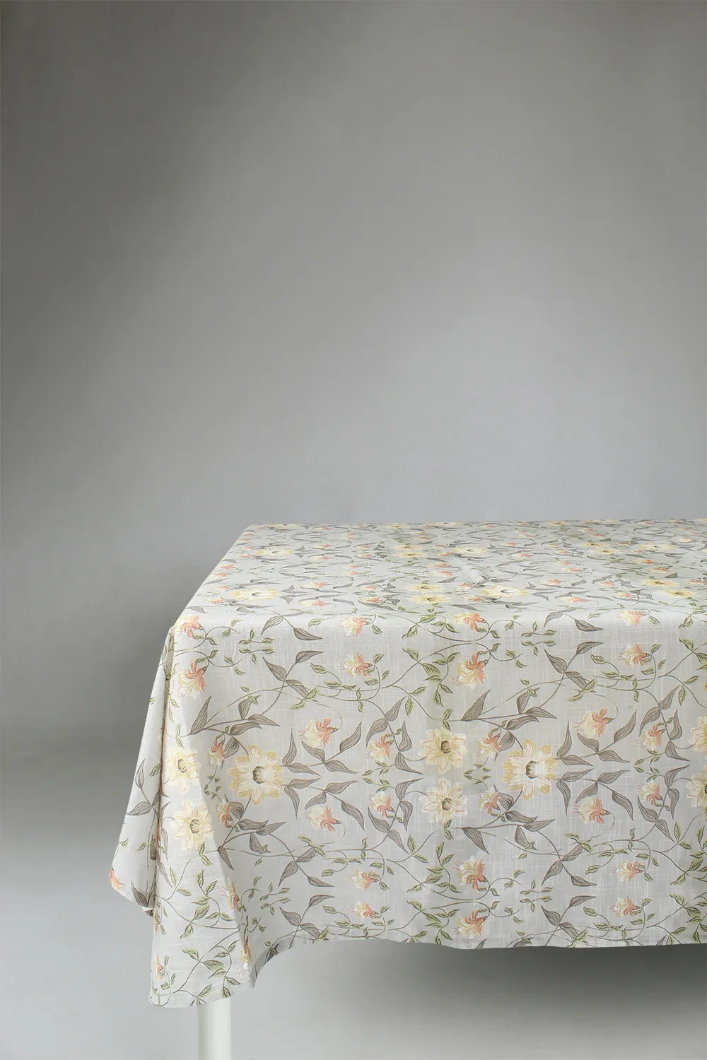 Toalha de mesa de algodão Bodil (marrom)
