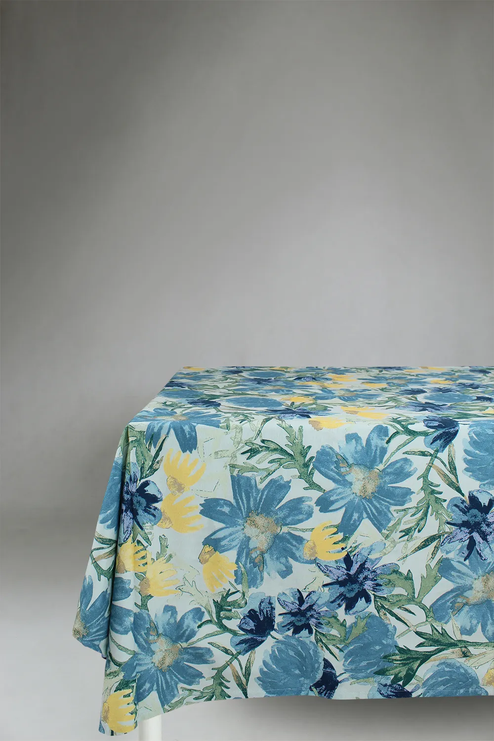 Toalha de mesa de algodão Cutie (azul)