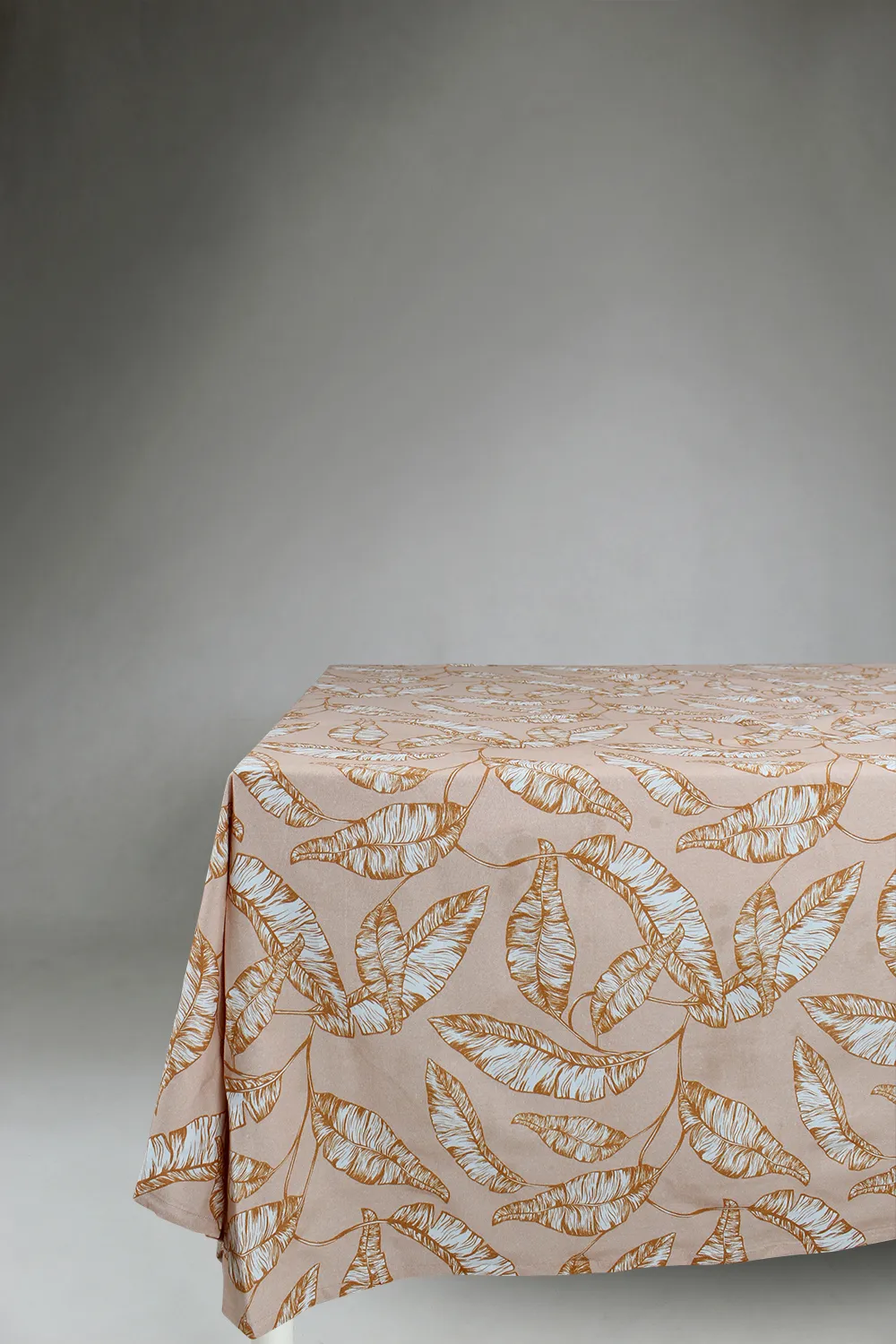 Toalha de mesa de algodão Leaves (laranja)