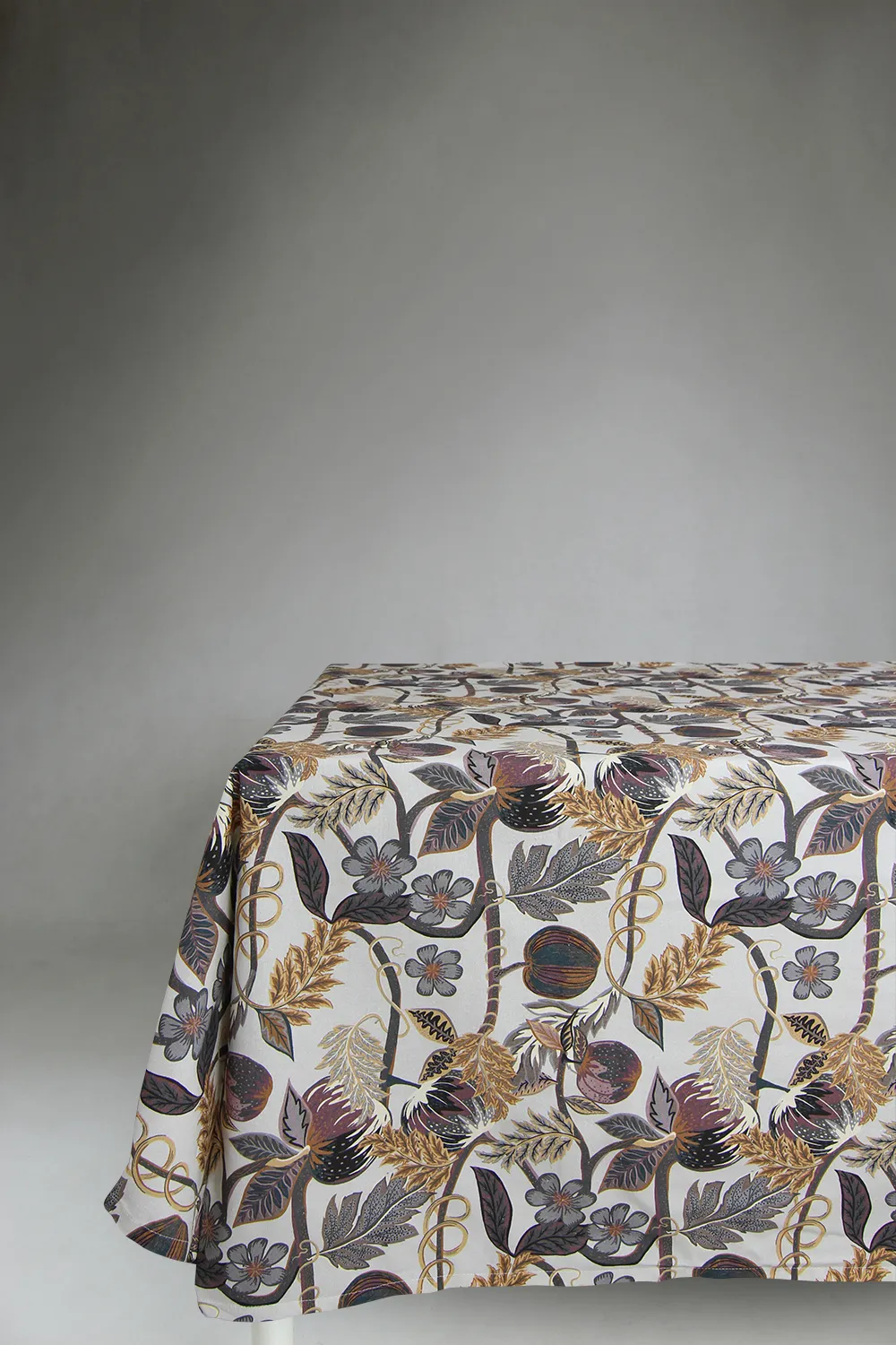 Toalha de mesa de algodão Lise (marrom)
