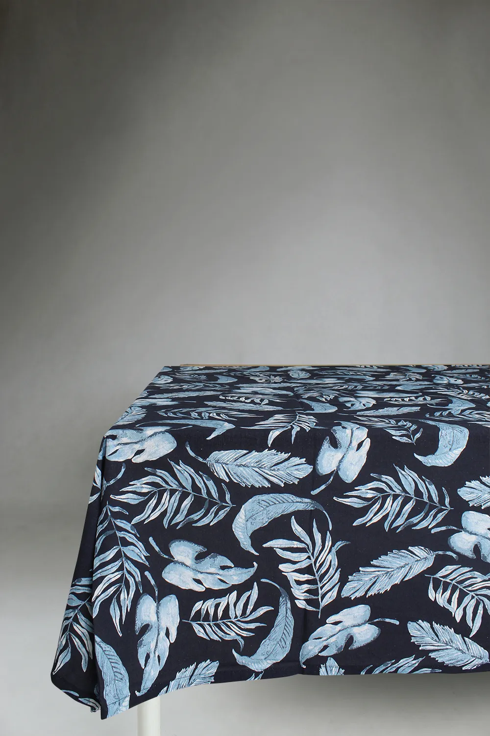 Toalha de mesa de algodão Lowe (azul)