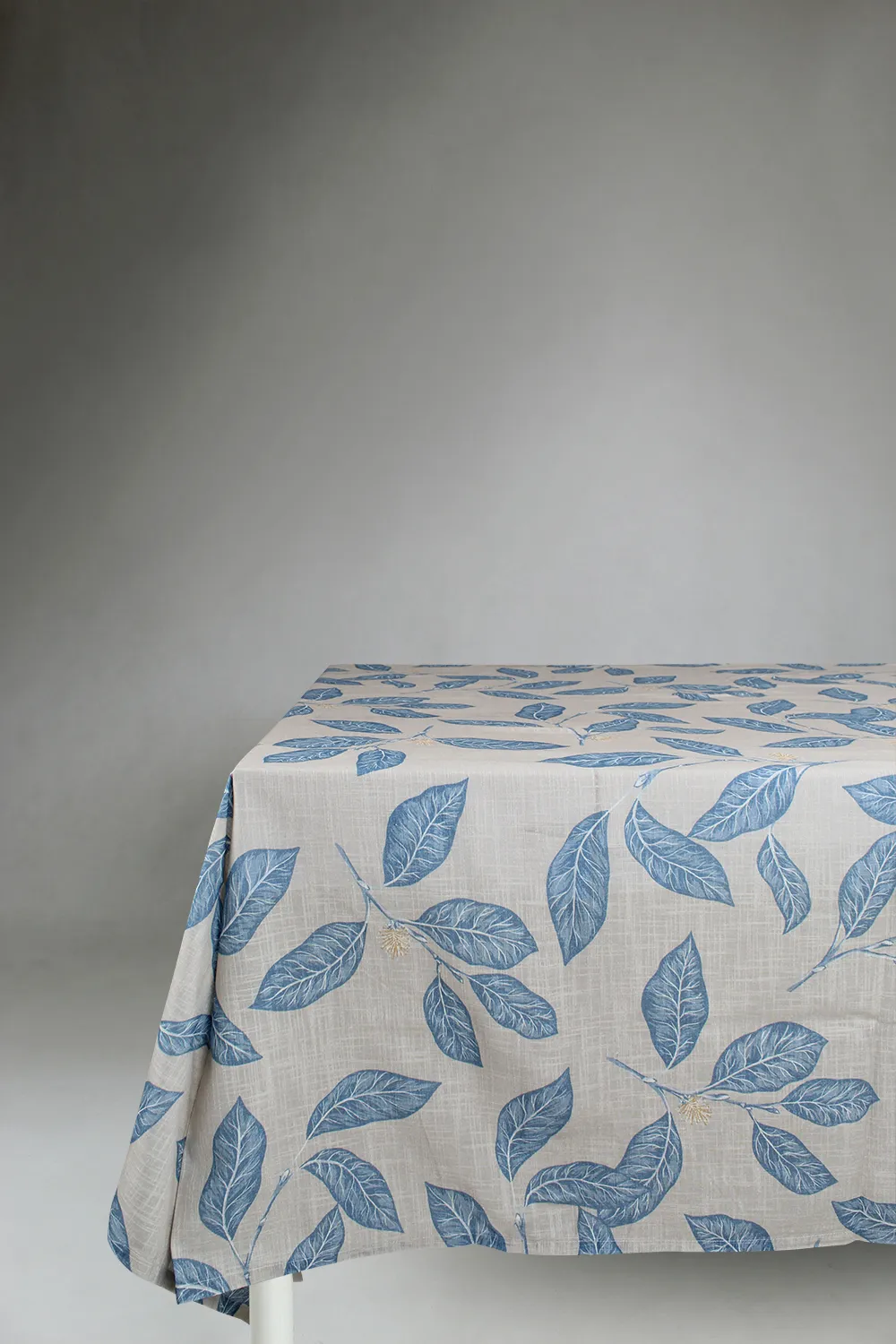Toalha de mesa de algodão Morris (azul)