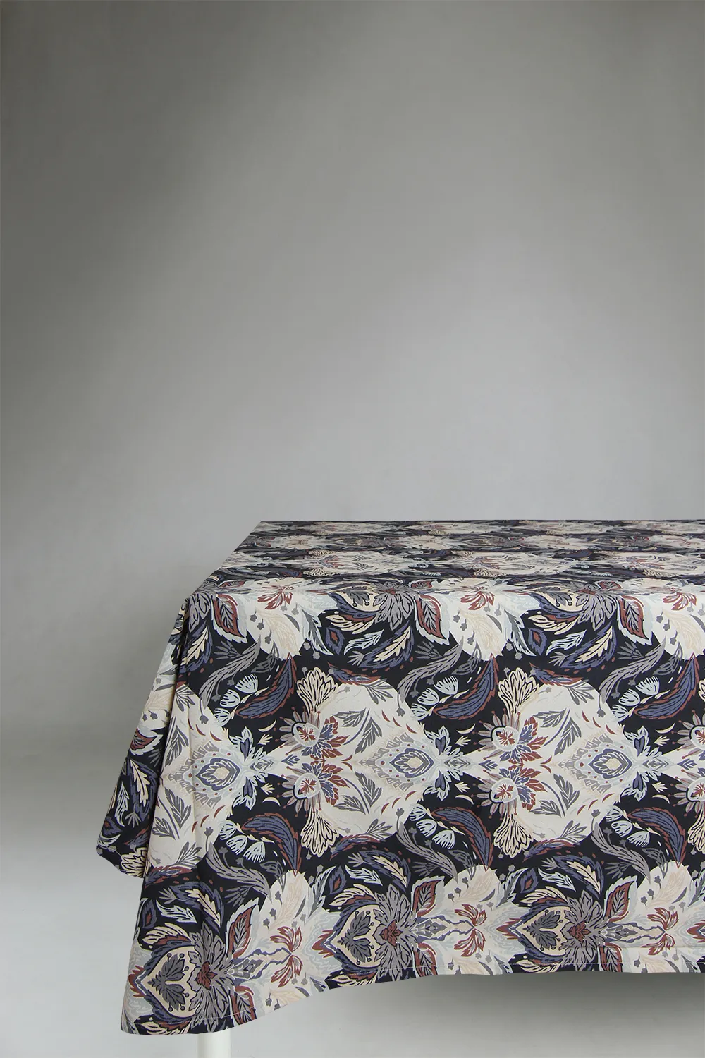 Toalha de mesa de algodão Paula (azul)