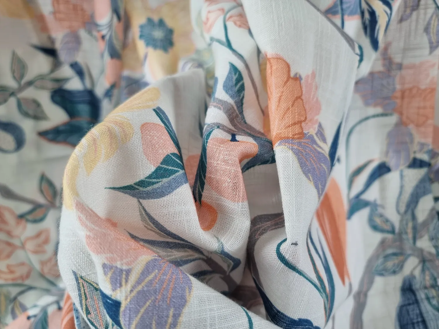 Toalha de mesa de algodão Sofi-Lee (laranja)