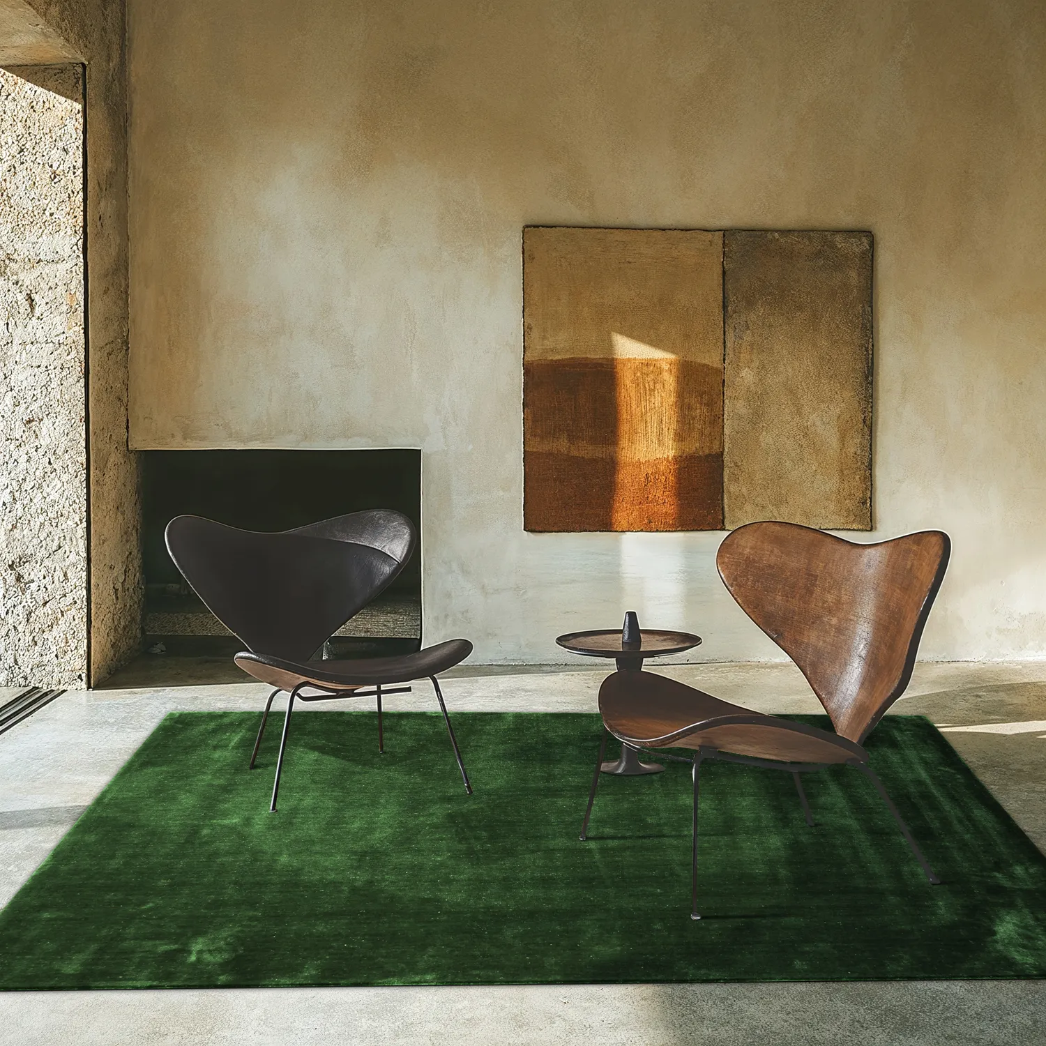 Recycled PET with viscose look (verde)