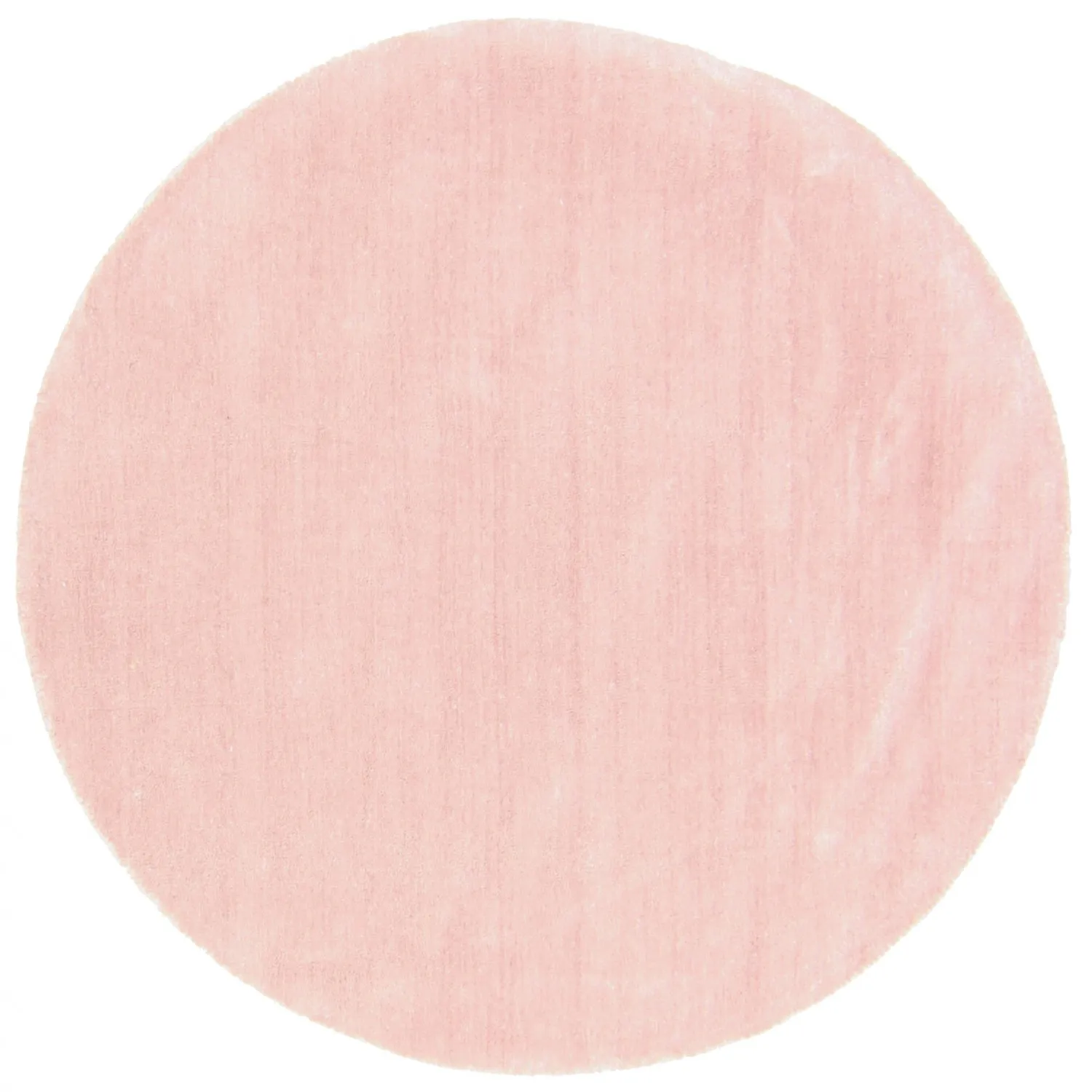 Tapete redondo - Recycled PET with viscose look (rosa)