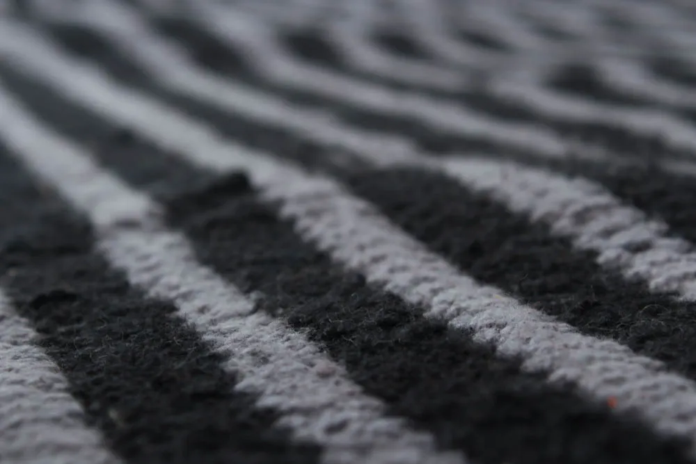 Tapete de retalhos - Eila (cinza/cinza escuro)