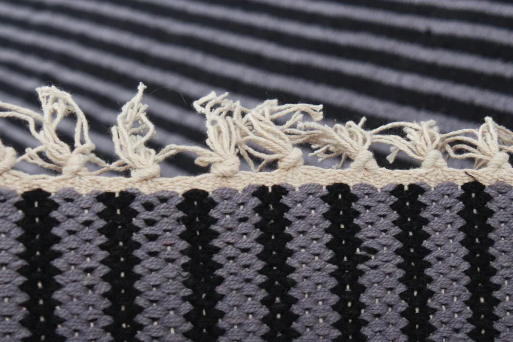 Tapete de retalhos - Eila (cinza/cinza escuro)