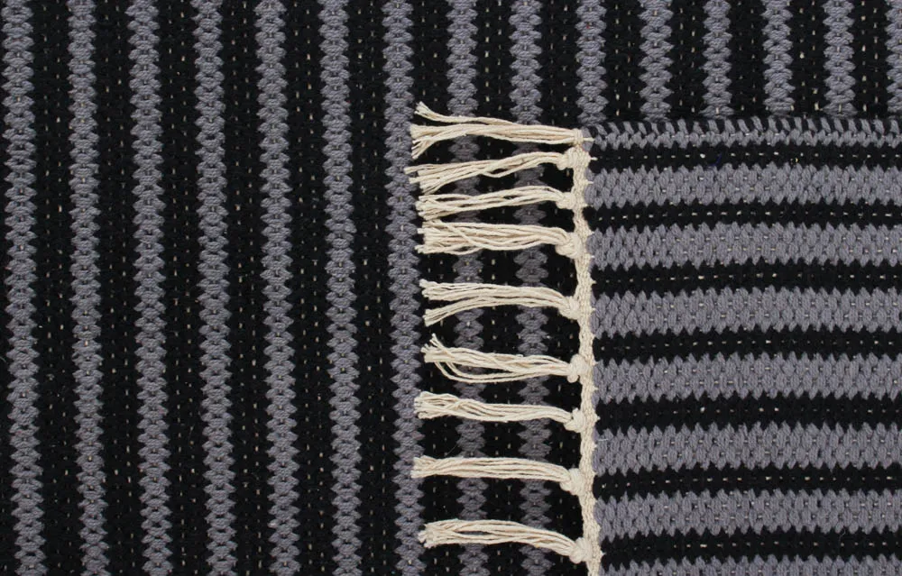 Tapete de retalhos - Eila (cinza/cinza escuro)