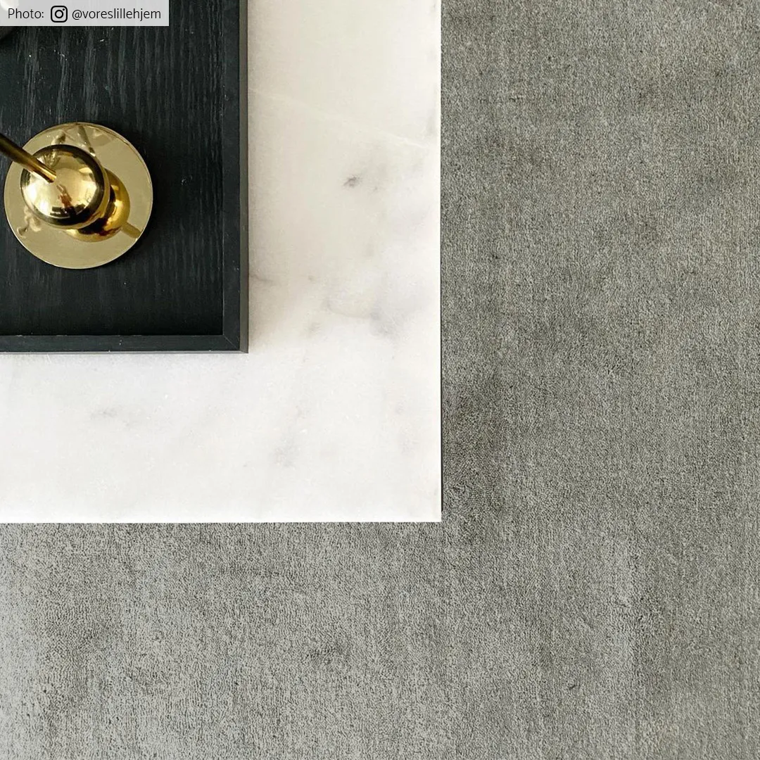 Tapete de lã - Ella (cinza)