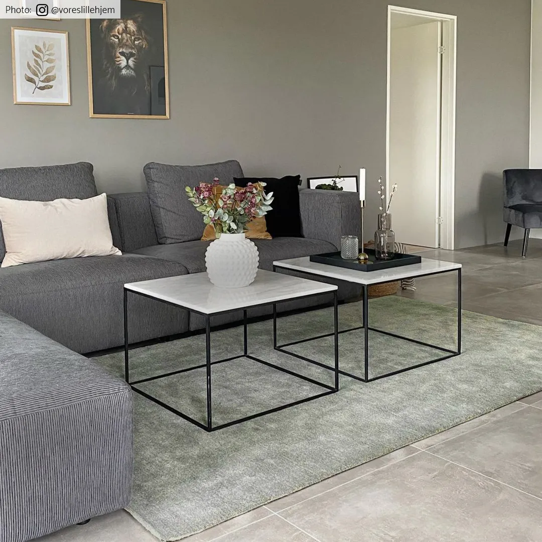 Tapete de lã - Ella (cinza)