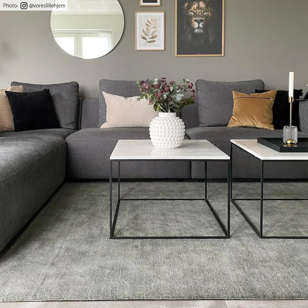 Tapete de lã - Ella (cinza)