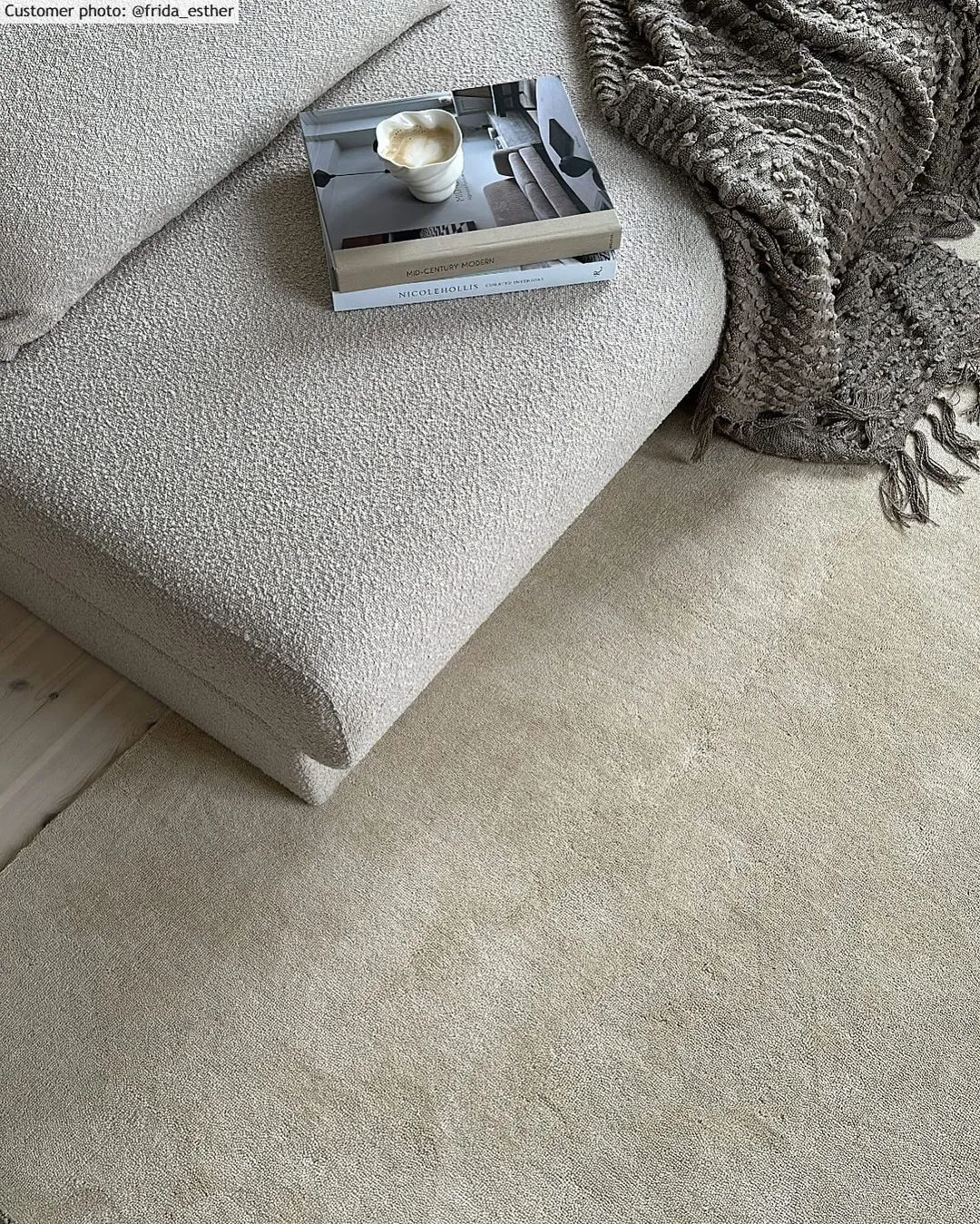 Tapete de lã - Ella (creme)