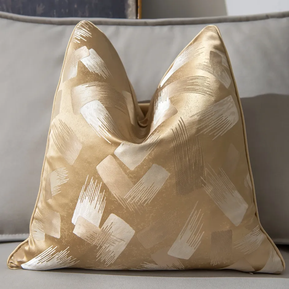 Capa de Almofada - European Luxury 45 x 45 cm (dourado)