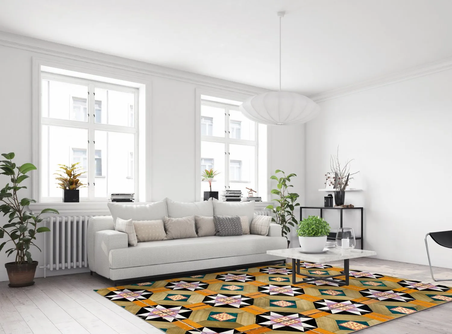 Tapete Wilton - Bastia (multicolorido)