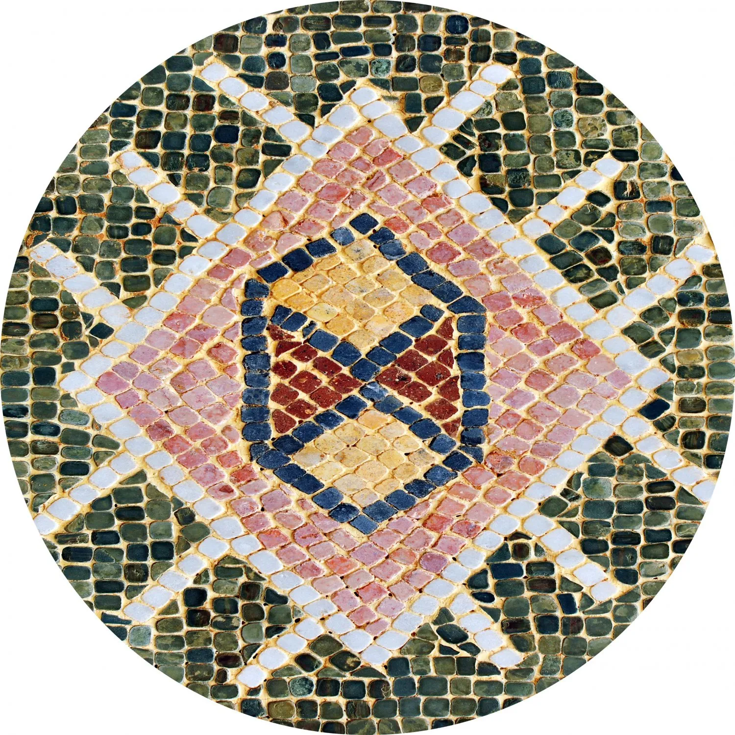 Tapete redondo - Laconi (multicolorido)