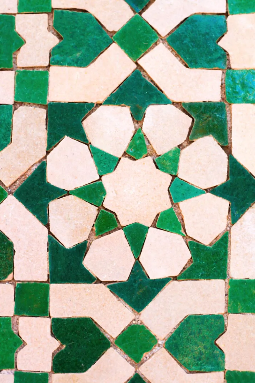 Tapete Wilton - Chia (verde/bege)