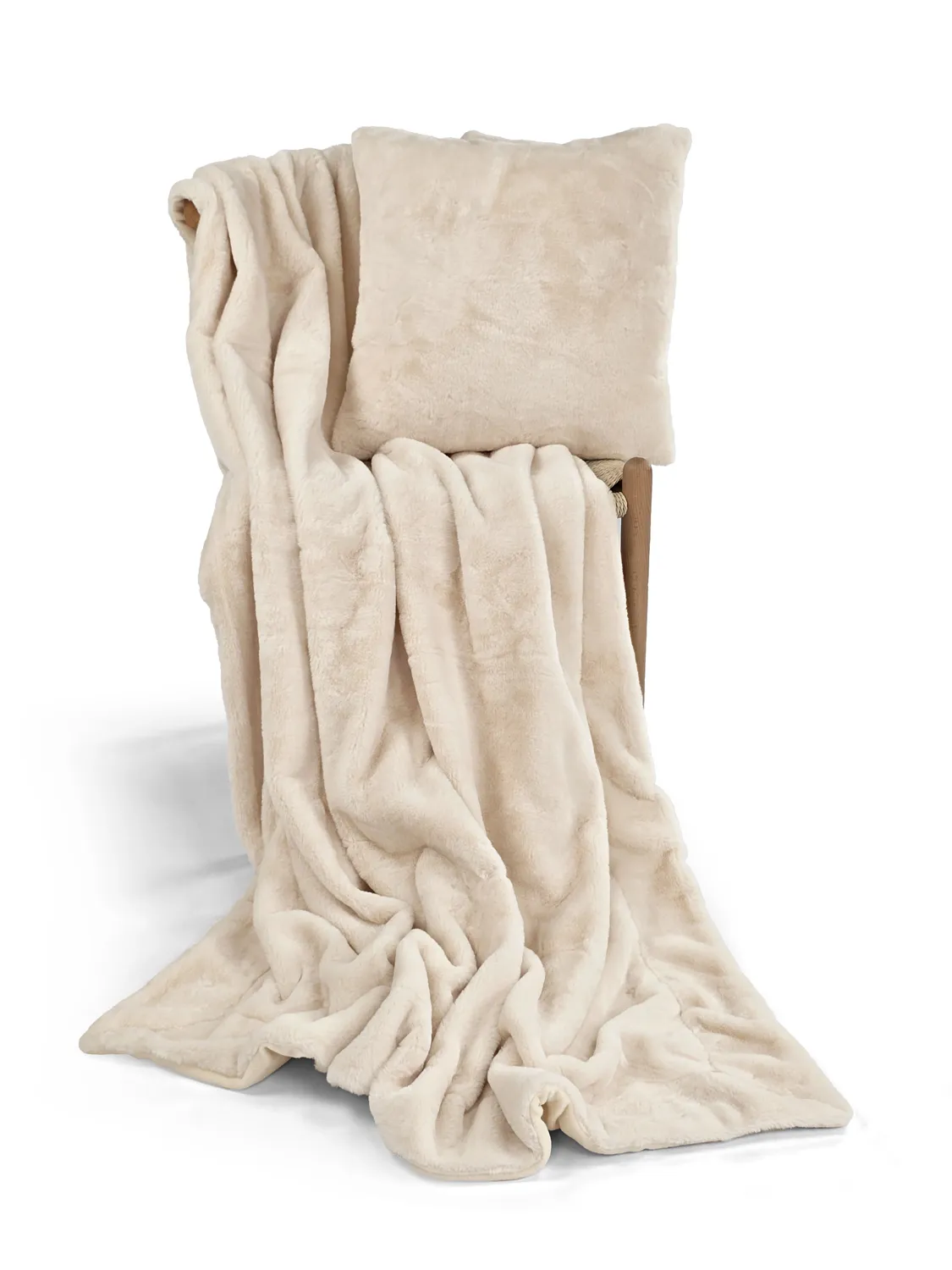 Cobertores - Aranga Super Soft Throw (bege)