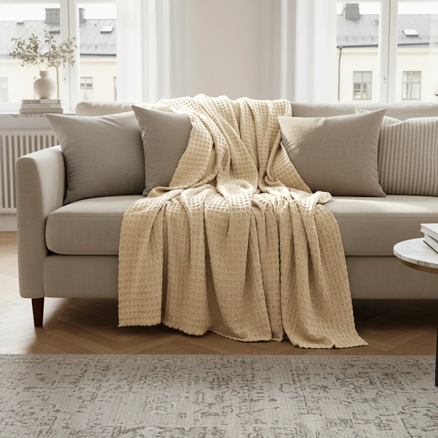 Cobertores - Juneau Blanket (bege)