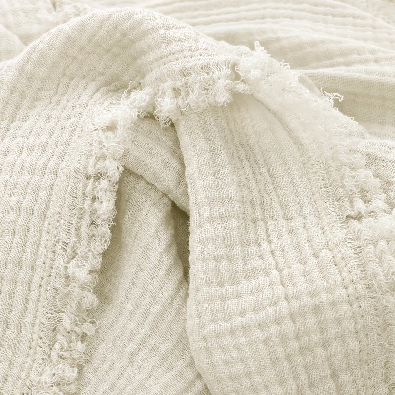 Mantas - Manta de musselina - Dorena (cinza)