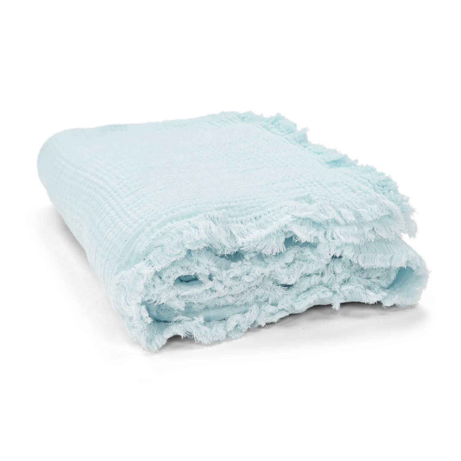 Mantas - Manta de musselina - Dorena (azul claro)