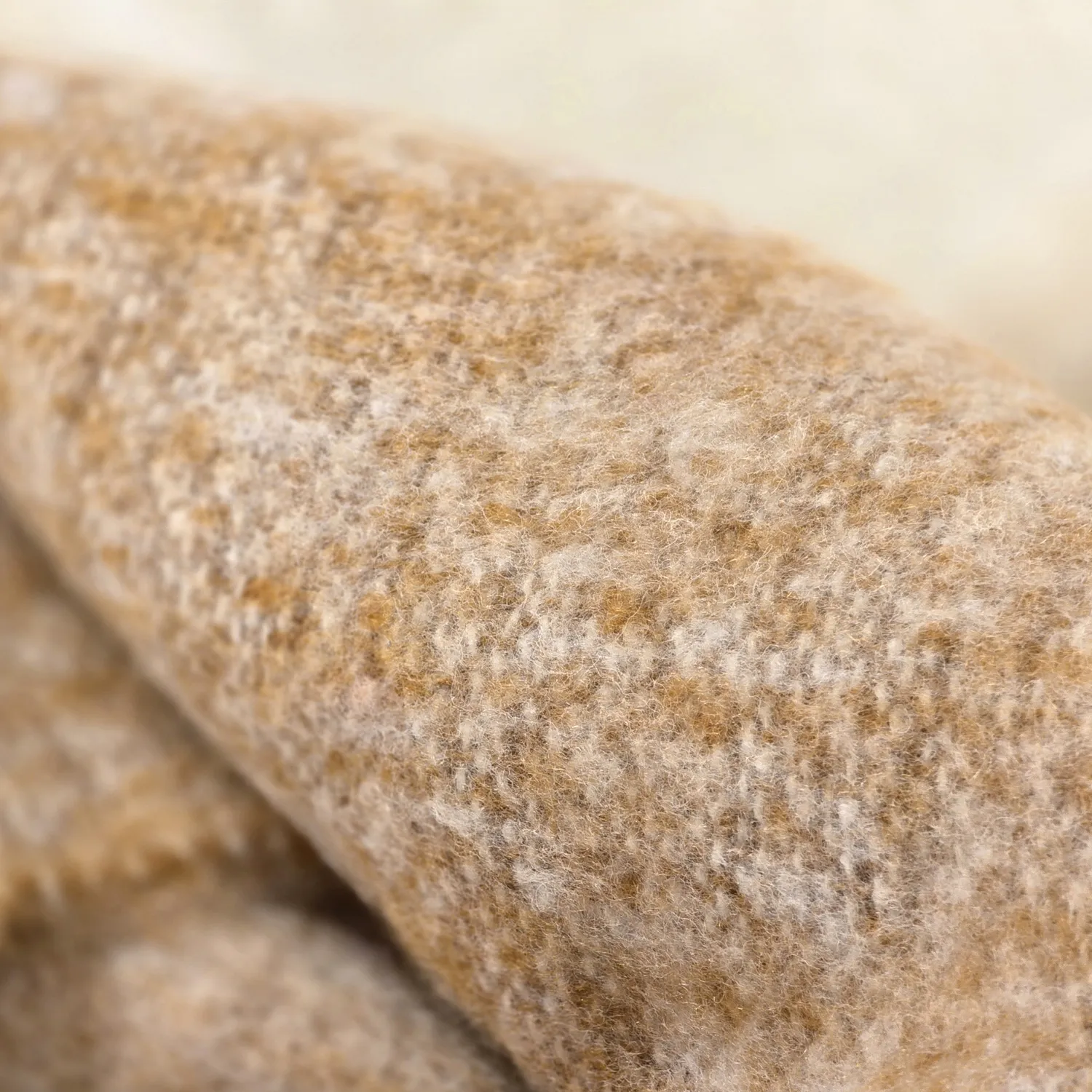 Manta em mistura de lã - Carol (amarelo)