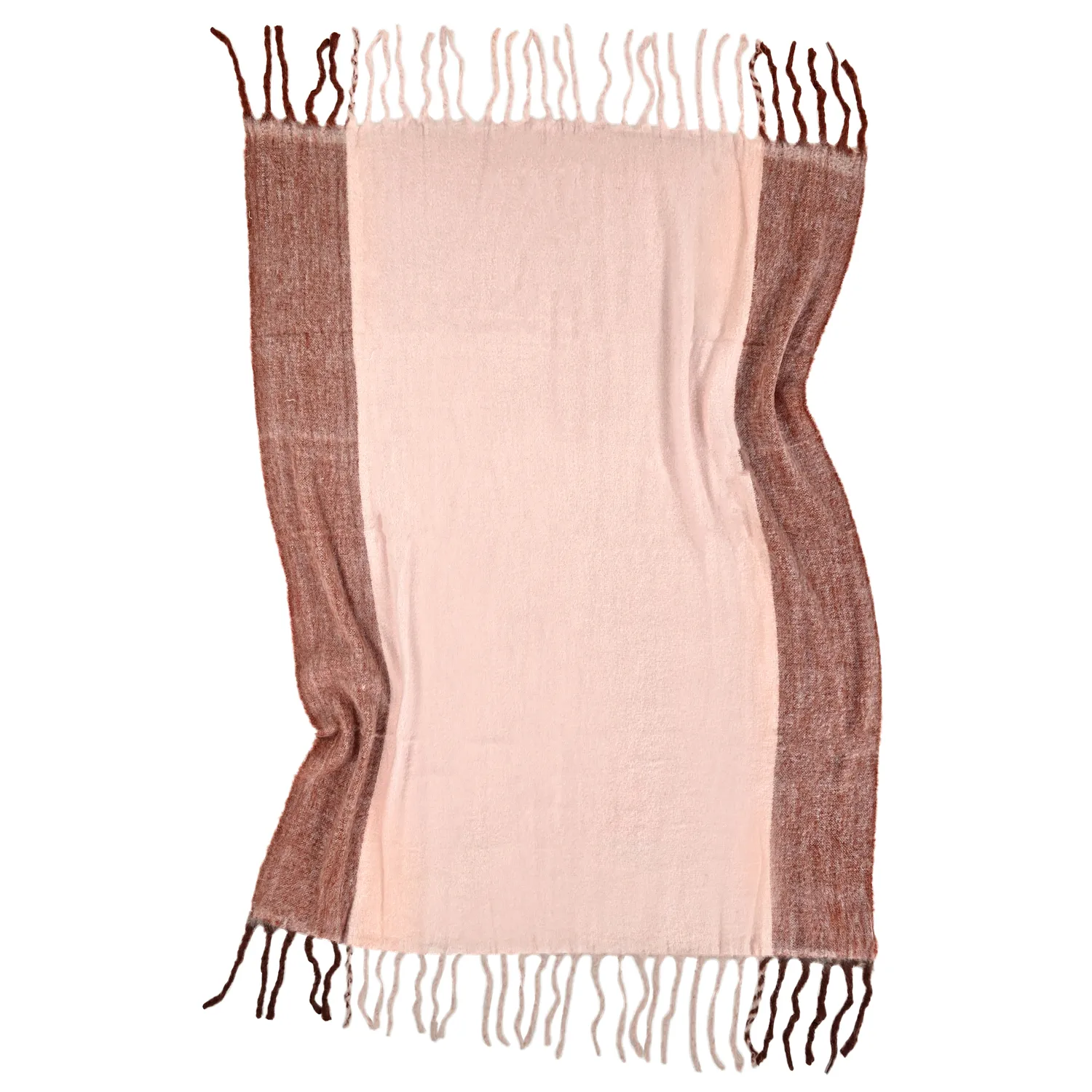 Manta em mistura de lã - Carol (rosa)