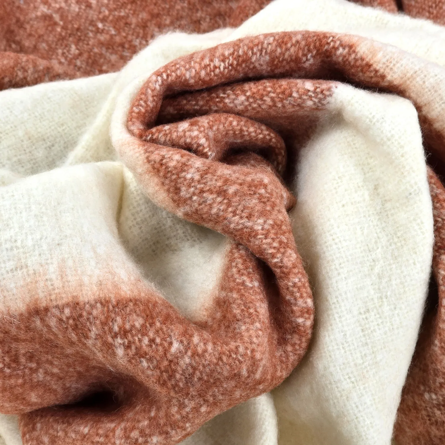 Manta em mistura de lã - Carrie (rosa)