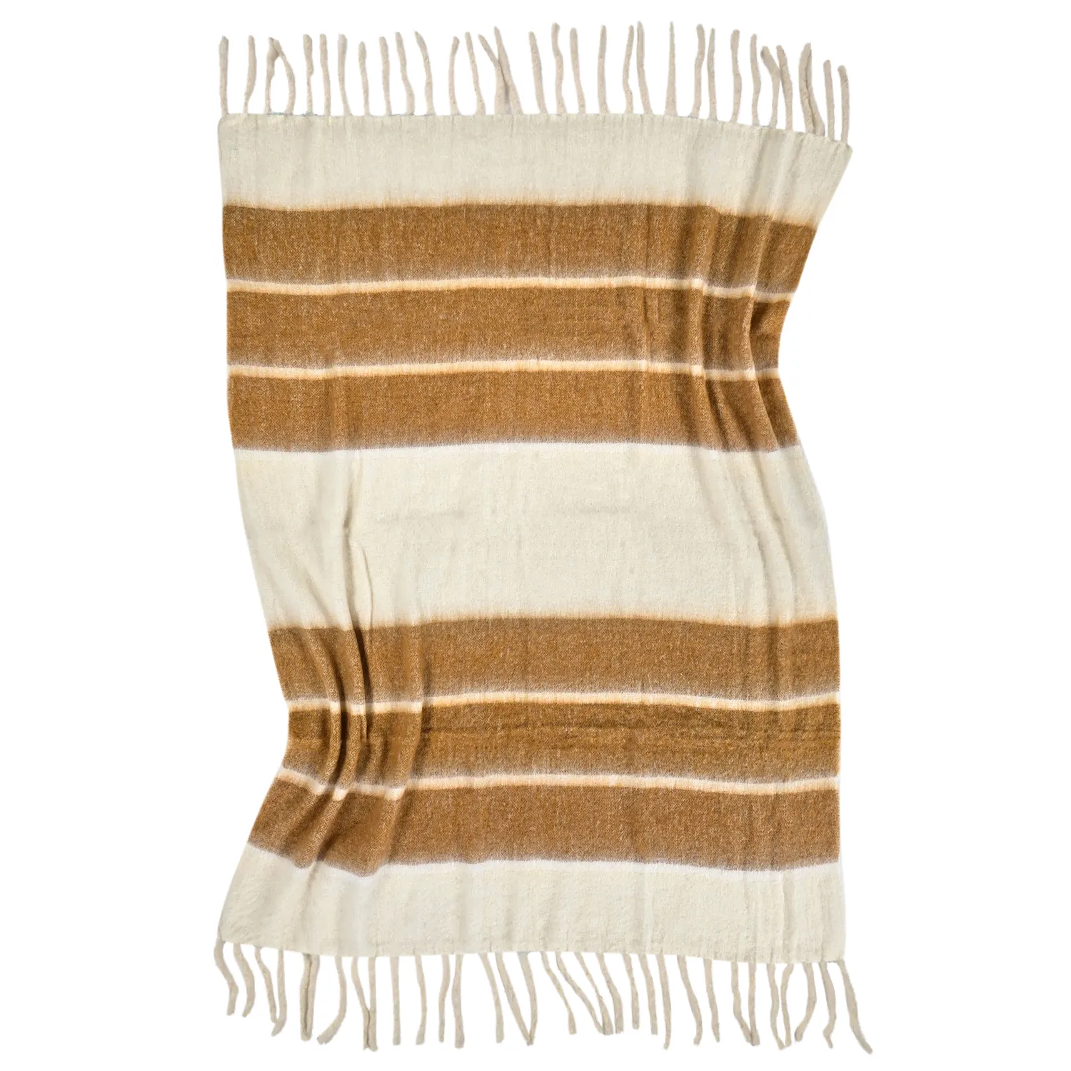 Manta em mistura de lã - Charlotte (amarelo)