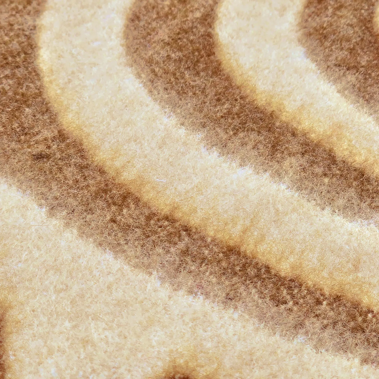 Mantas - Manta em mistura de lã - Melody (marrom/bege)