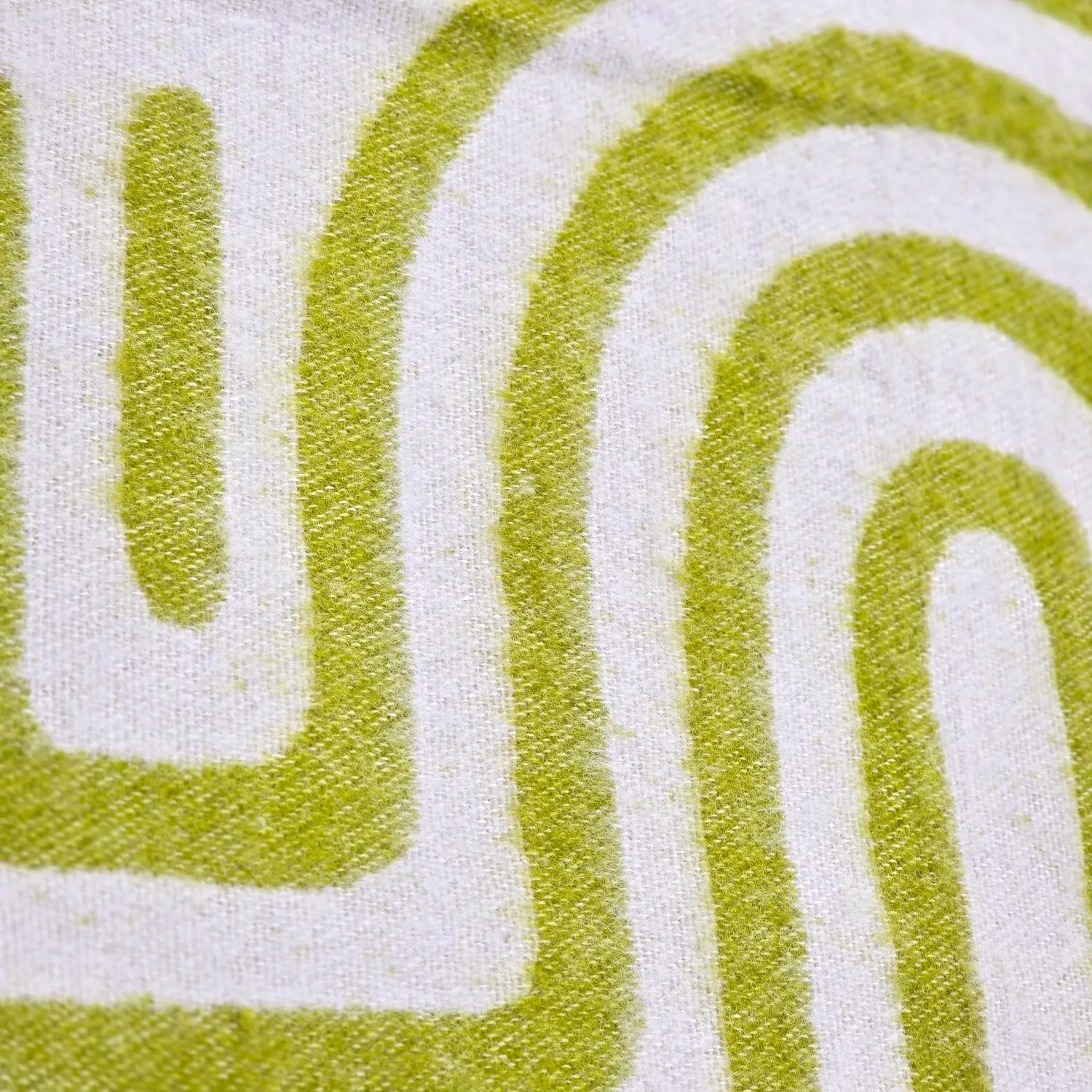 Mantas - Manta em mistura de lã - Melody (verde/roxo)