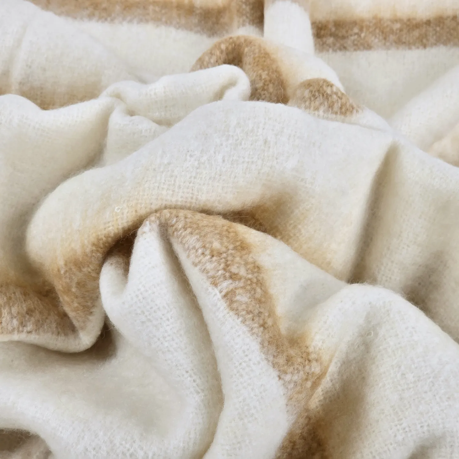 Manta em mistura de lã - Miranda (amarelo)