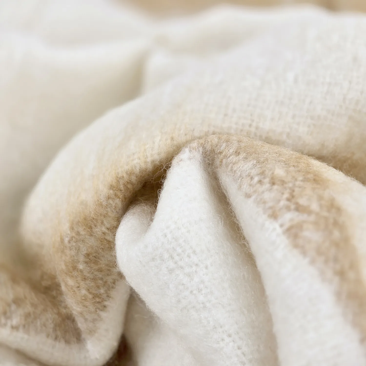 Manta em mistura de lã - Miranda (amarelo)