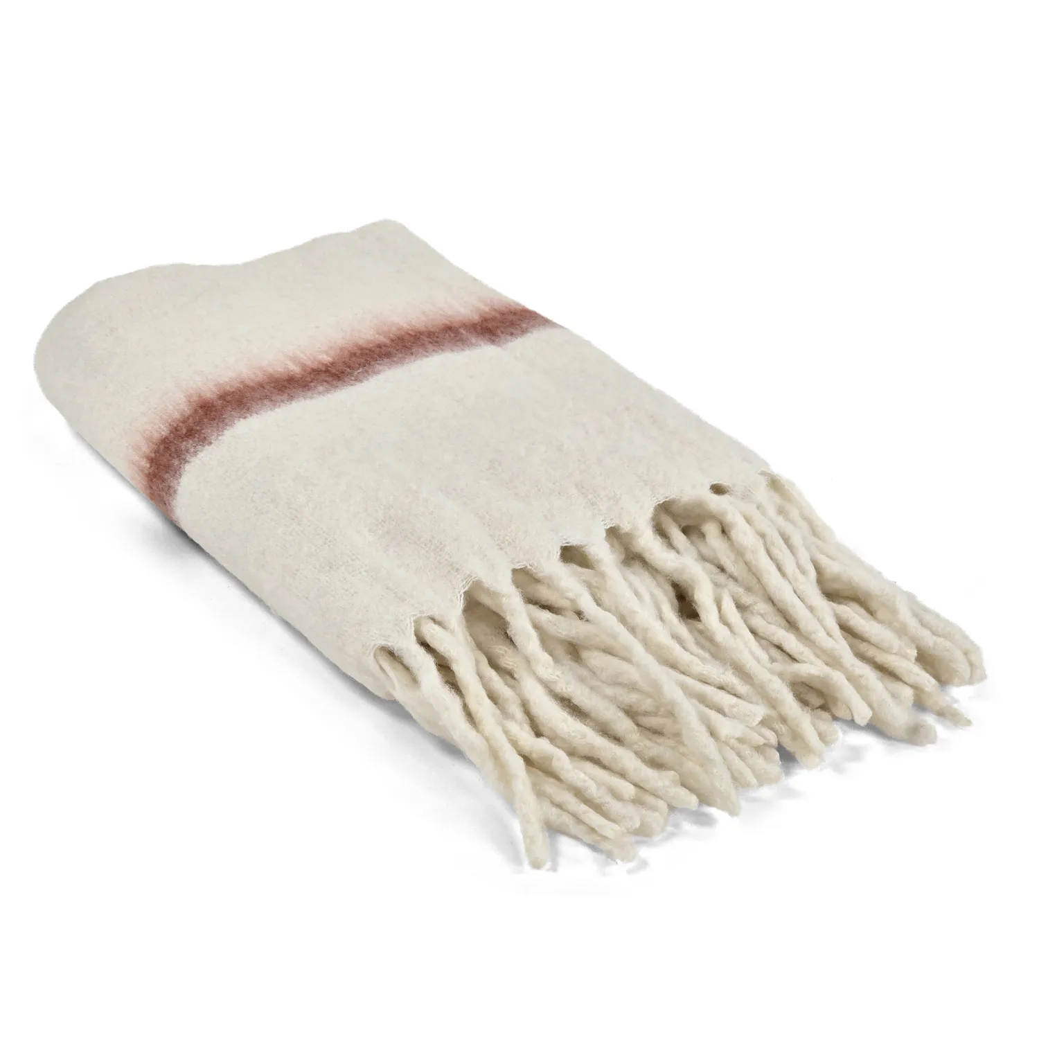 Manta em mistura de lã - Miranda (rosa)