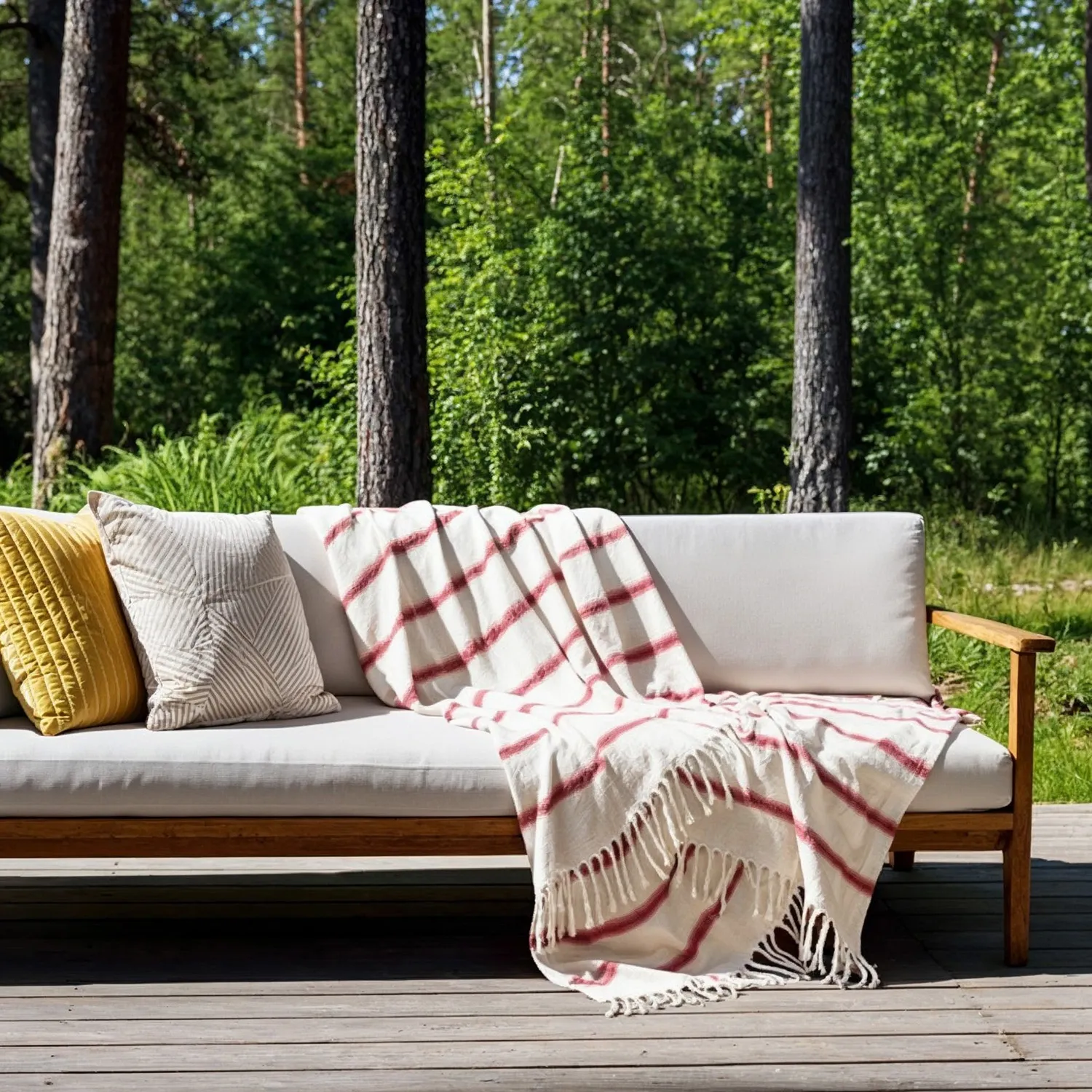 Manta em mistura de lã - Miranda (rosa)