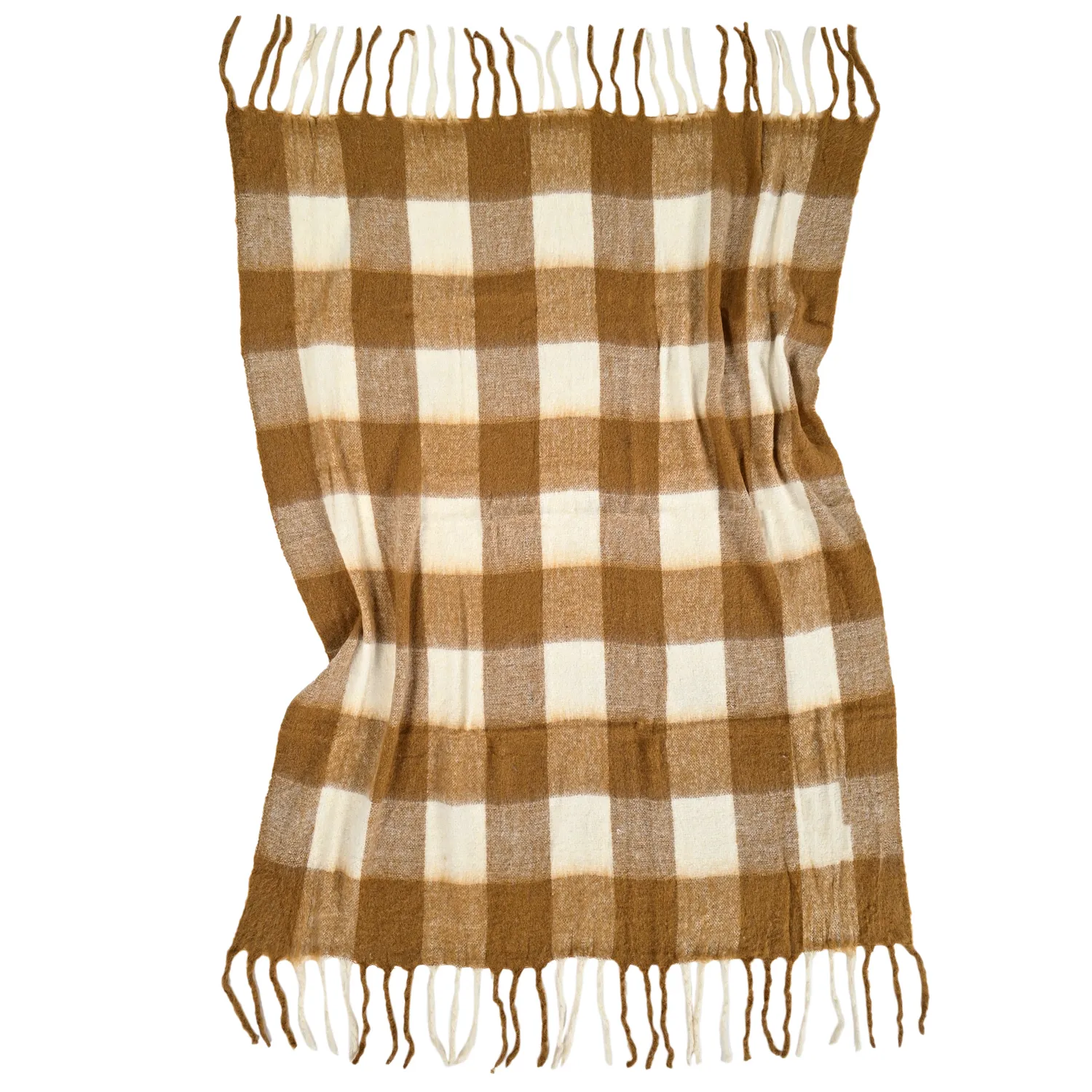 Manta em mistura de lã - Phoebe (amarelo)